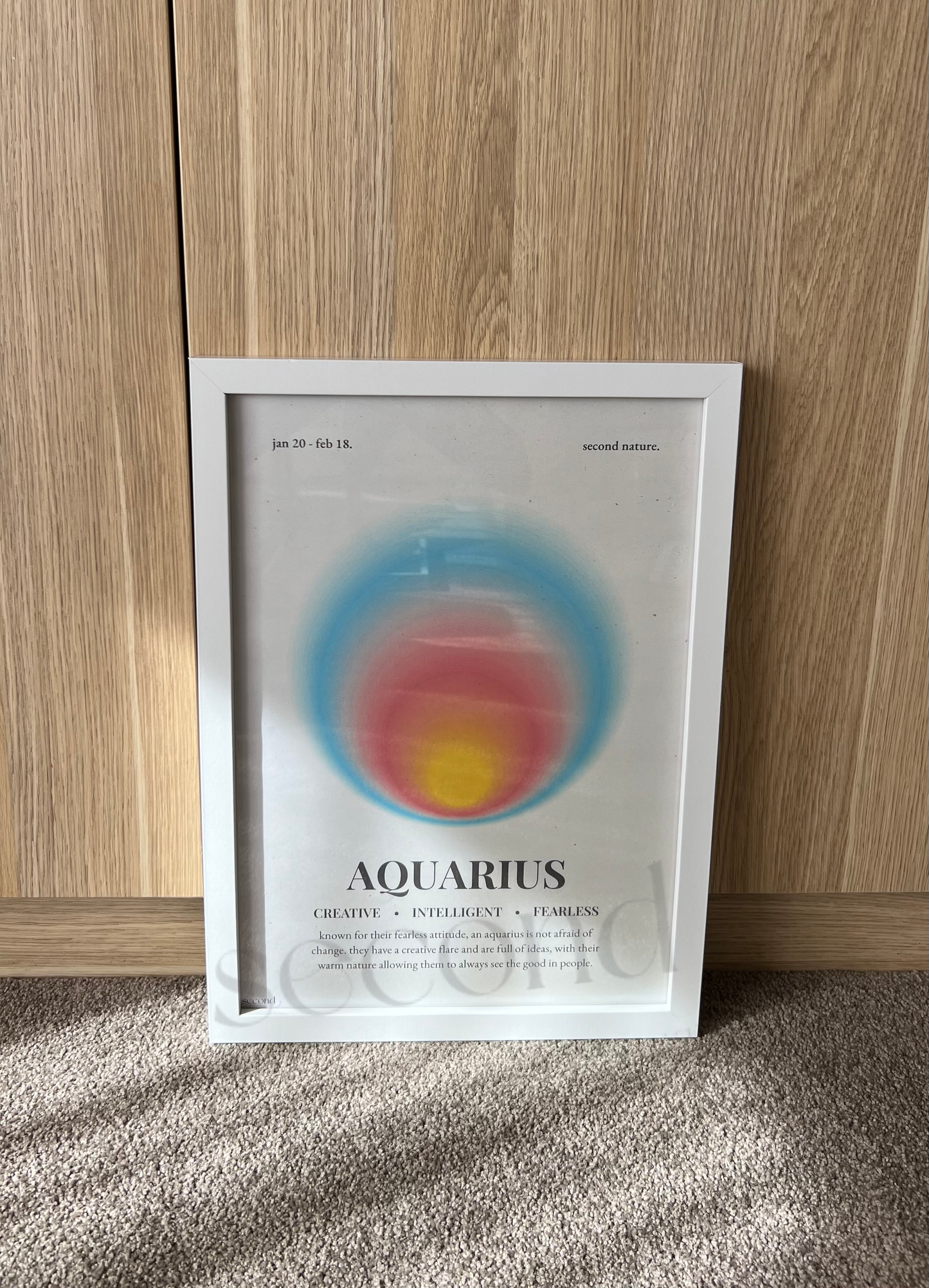 Aquarius Star Sign Print