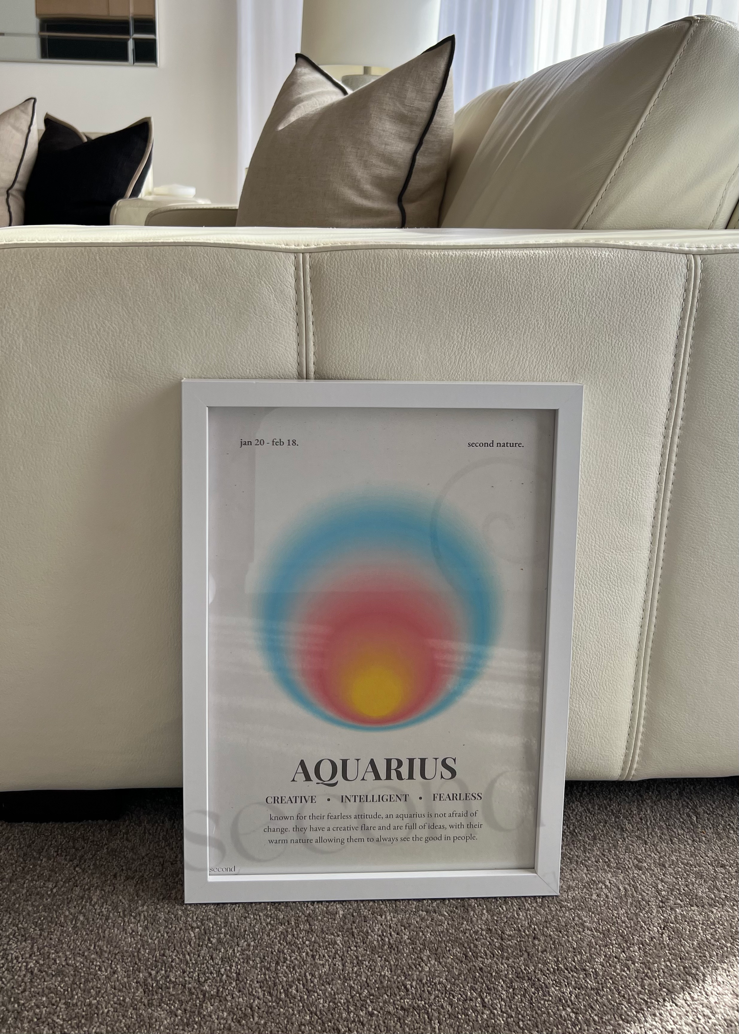 Aquarius Star Sign Print