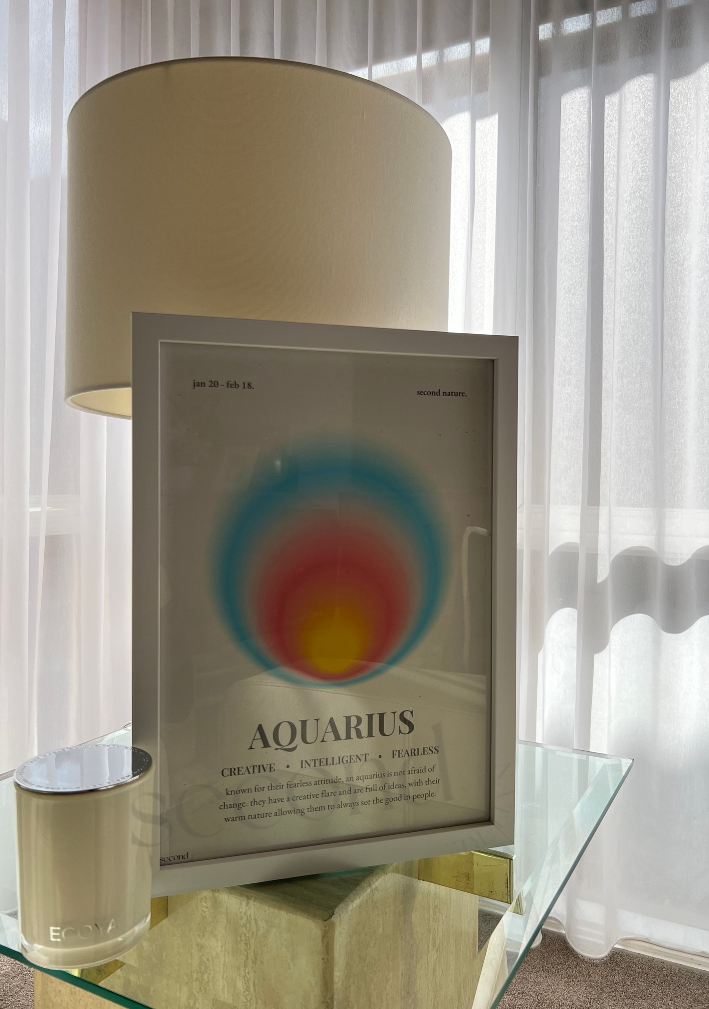 Aquarius Star Sign Print
