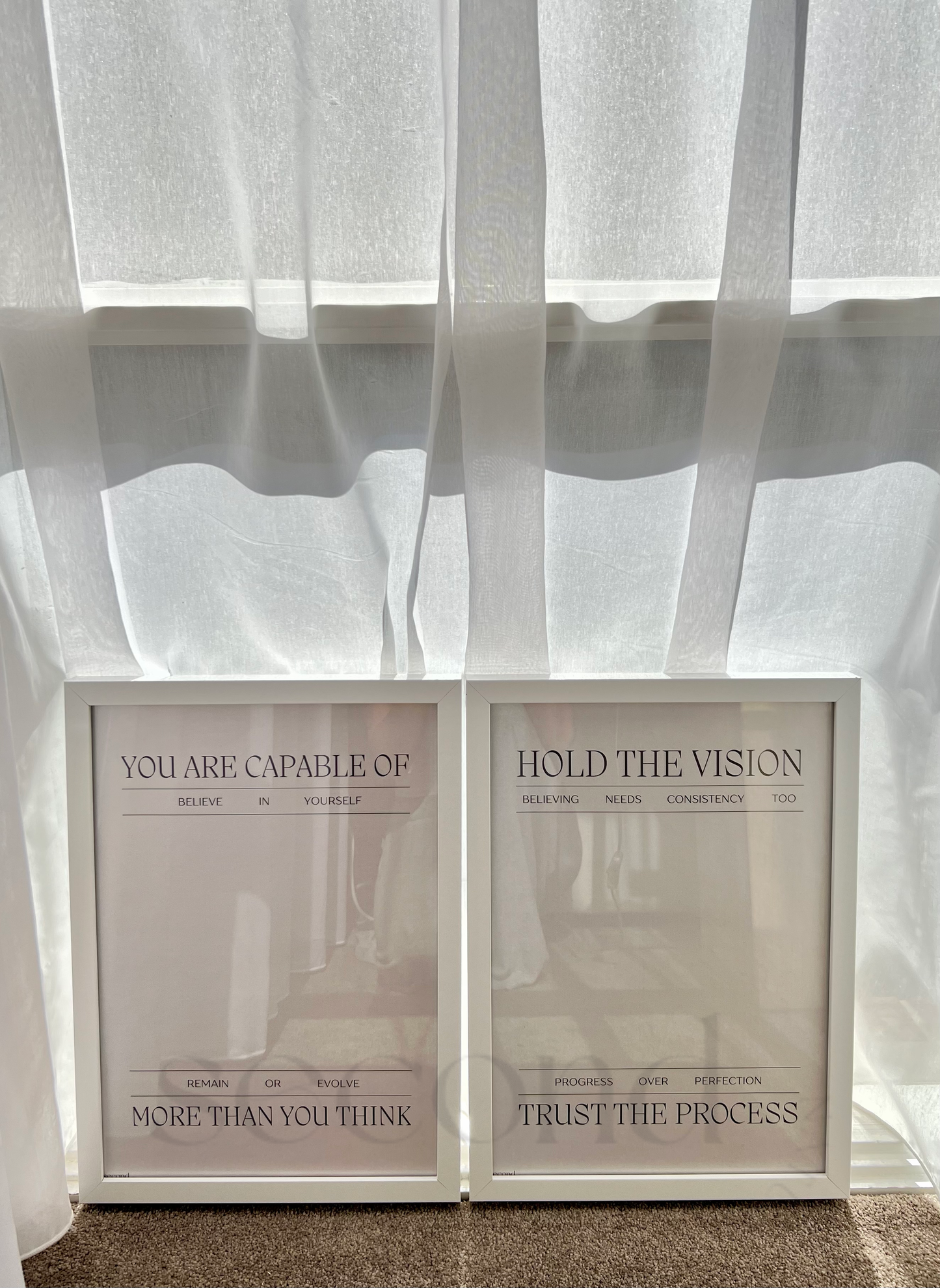You are Capable / Trust the Process Set of 2 Print
