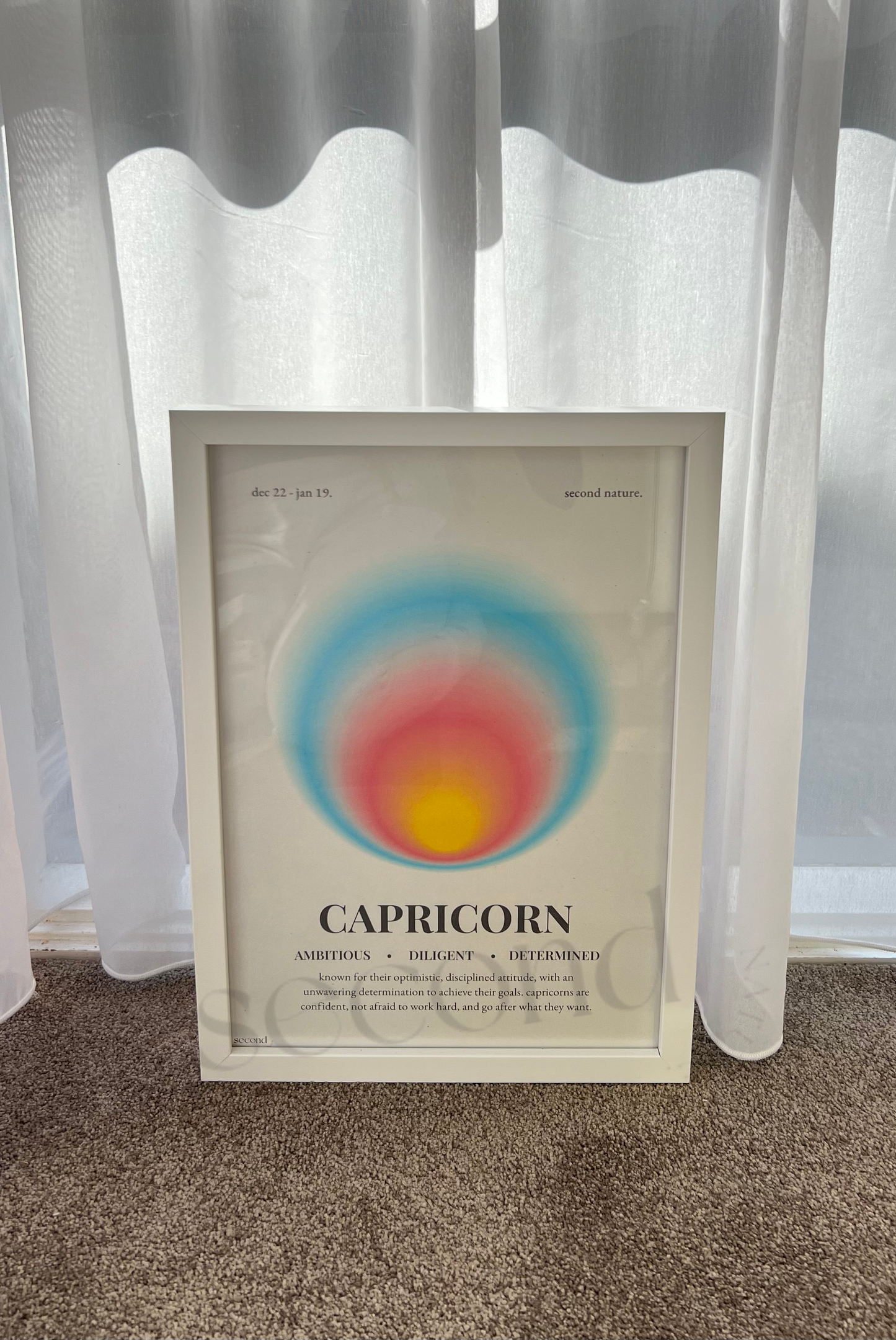 Capricorn Star Sign Print