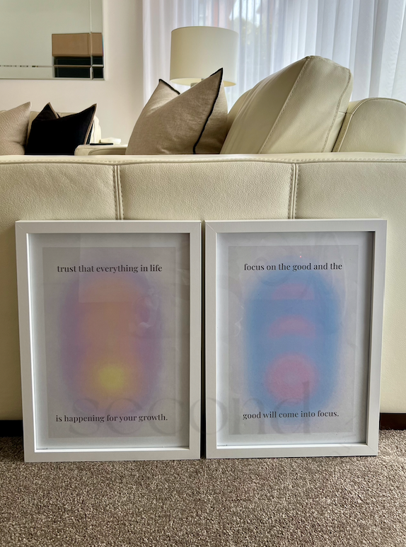 Circle Aura Set of 2 Print