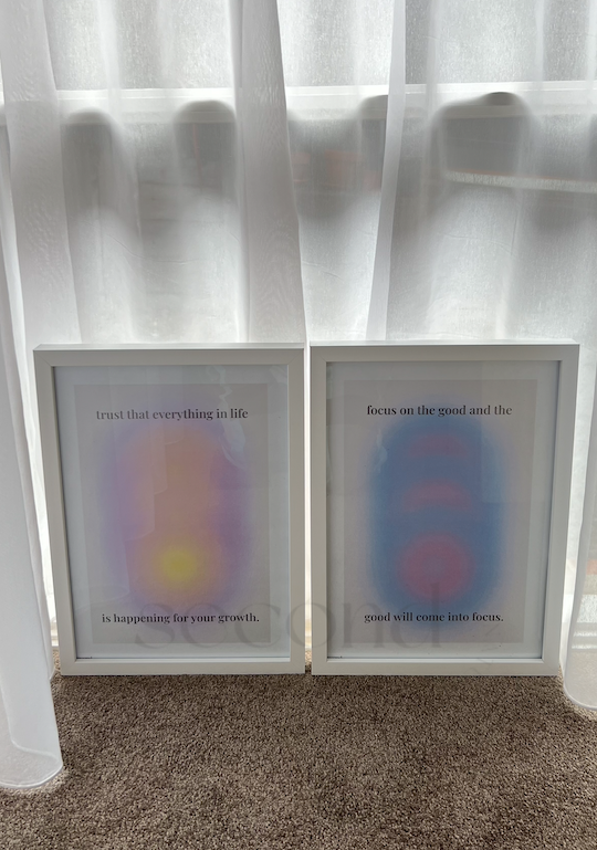 Circle Aura Set of 2 Print