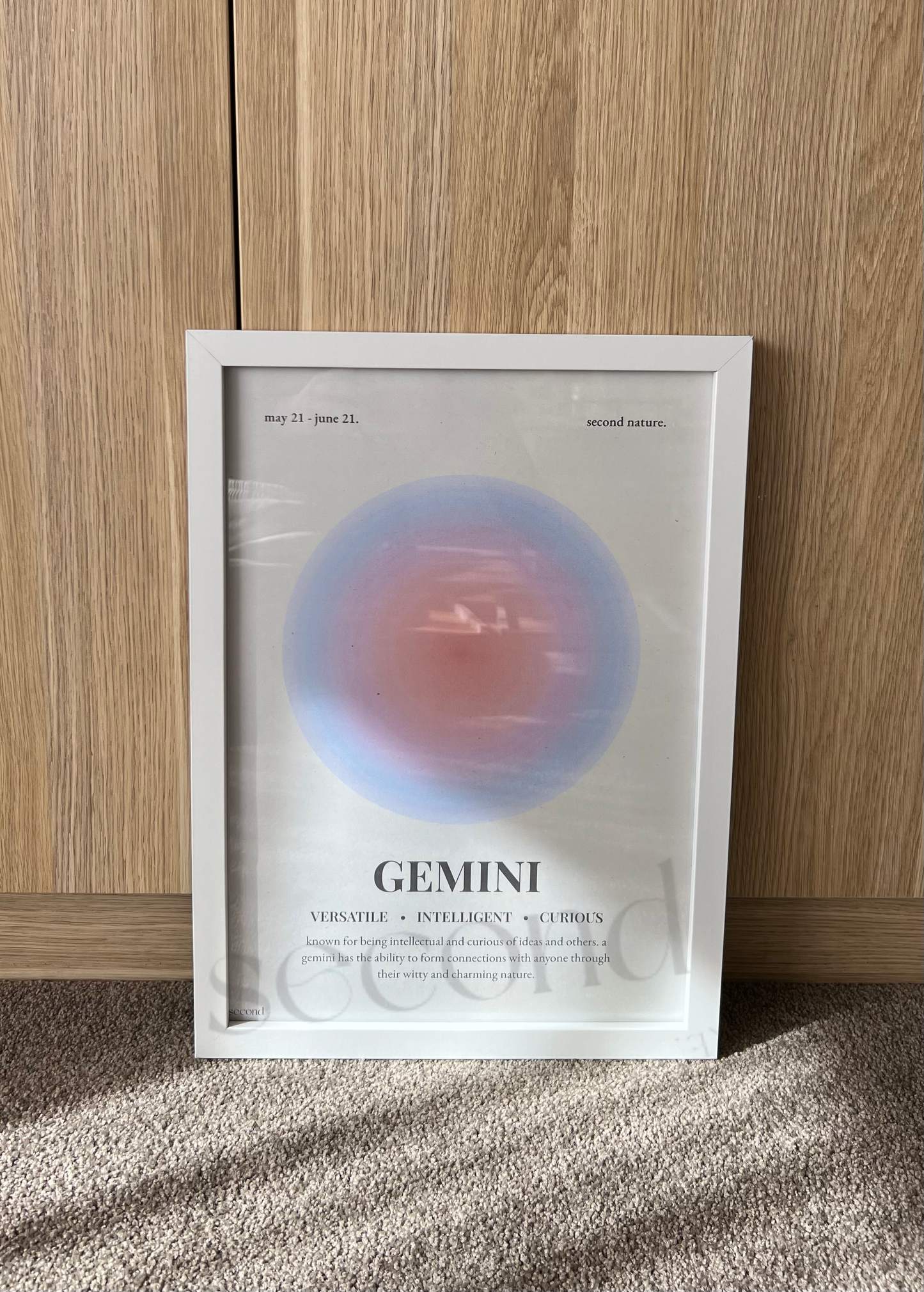 Gemini Star Sign Print