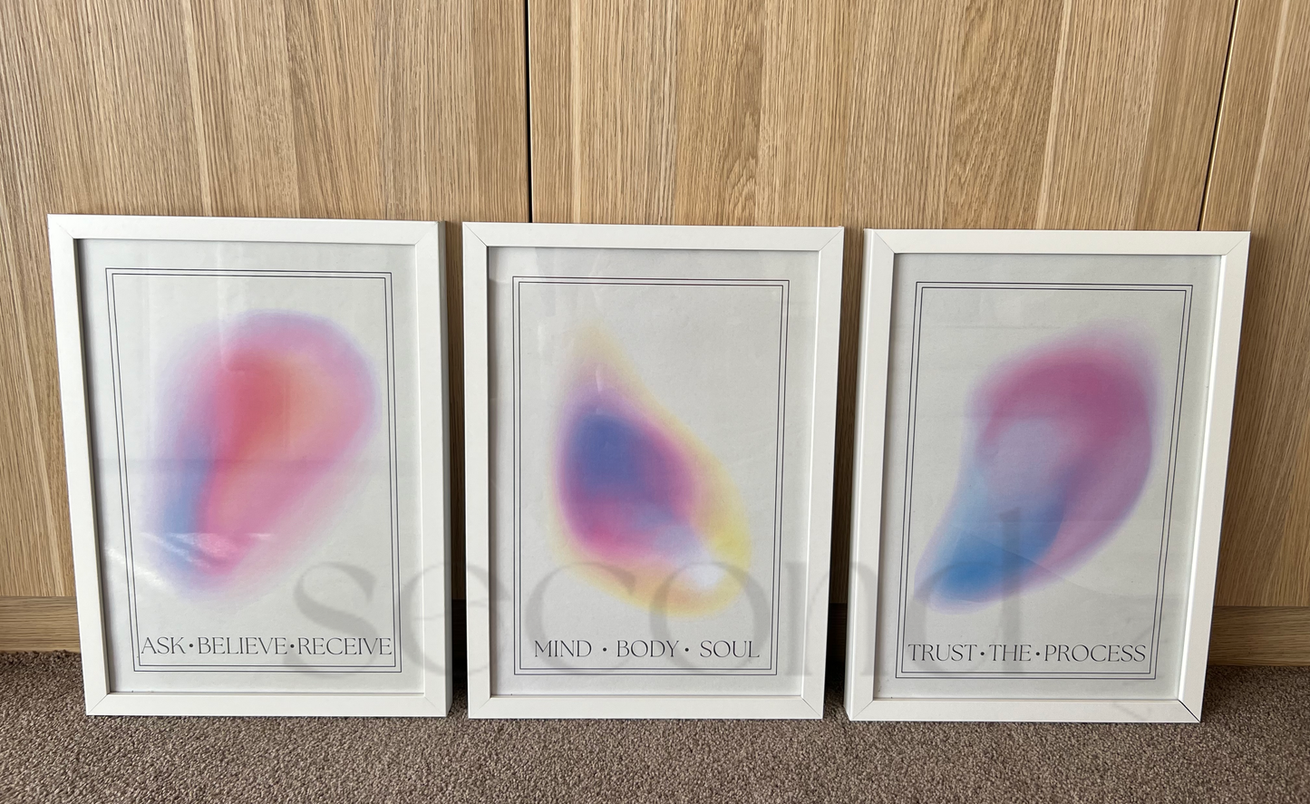 Gradient Set of 3 Print