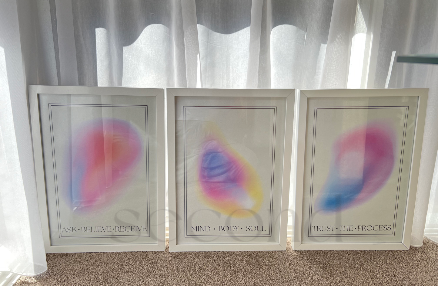 Gradient Set of 3 Print
