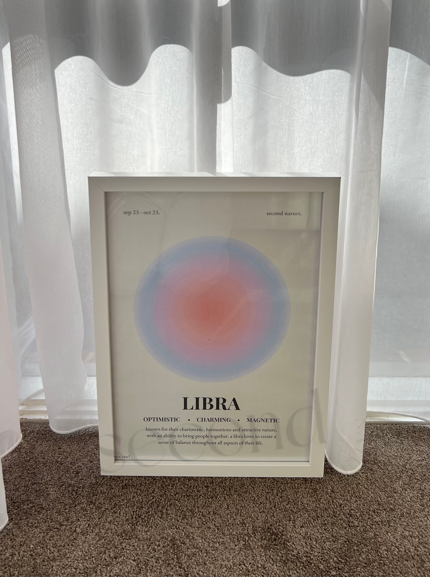 Libra Star Sign Print