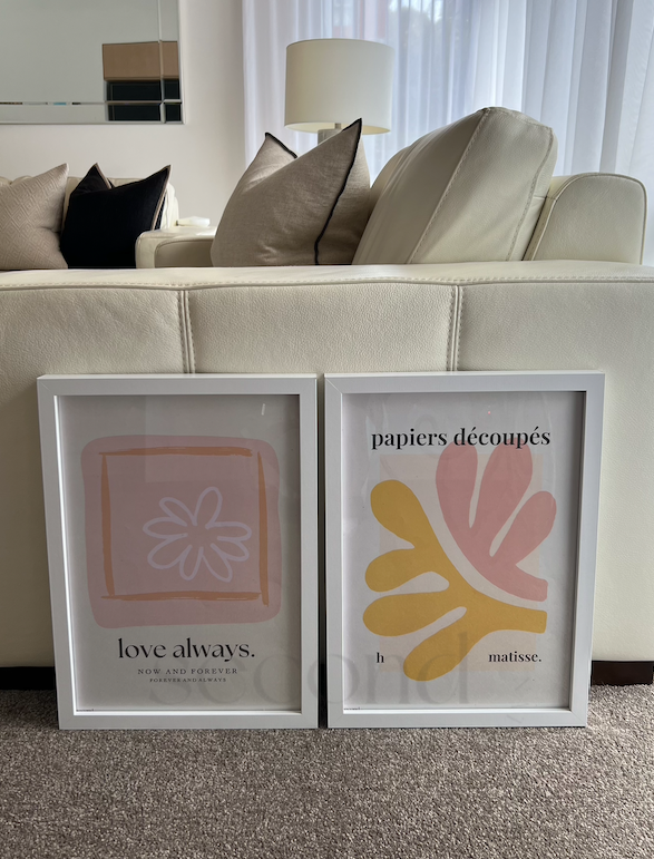 Love Always and Papiers deCoupes Set of 2 Print