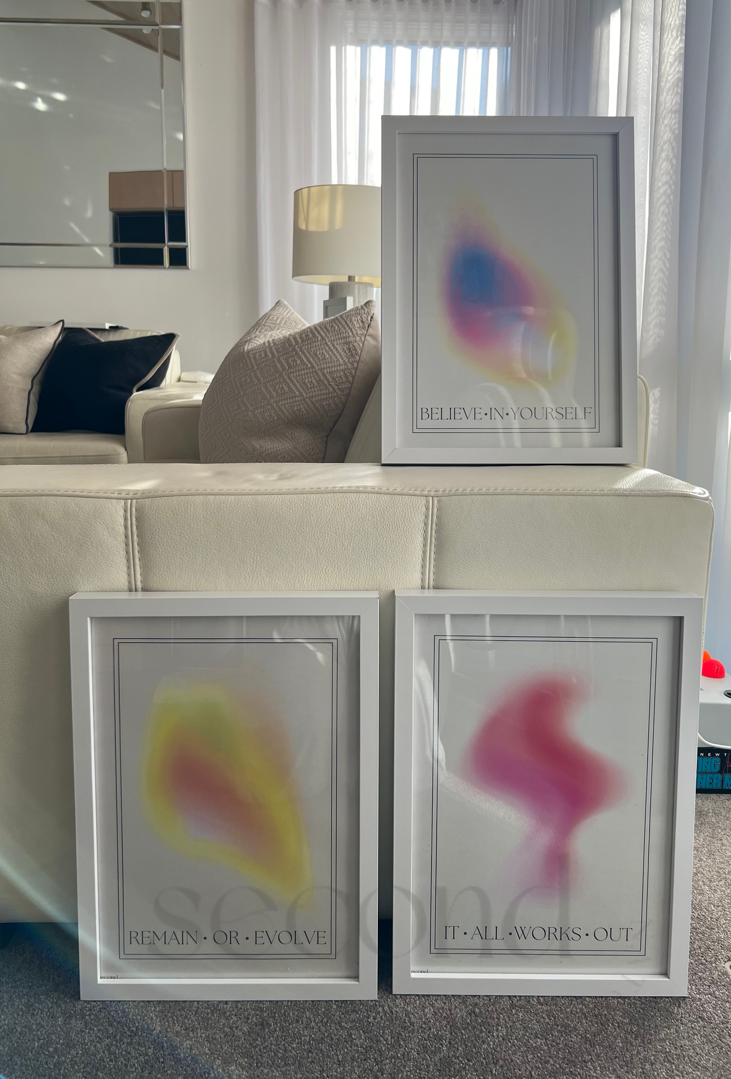 Pastel Gradient Set of 3 Print