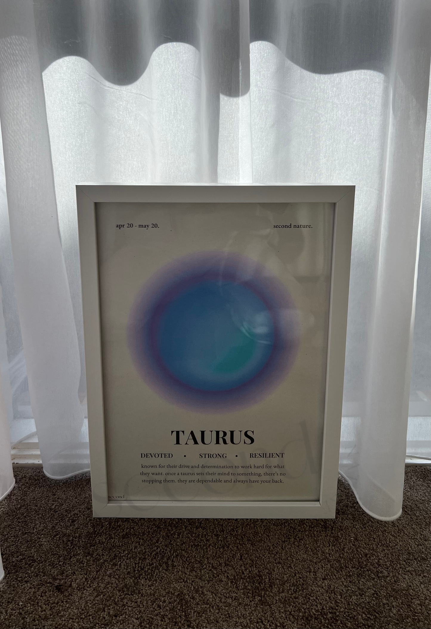Taurus Star Sign Print