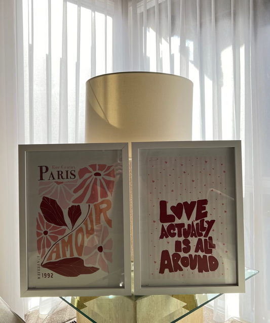 Paris Amour and Love Set of 2 Print
