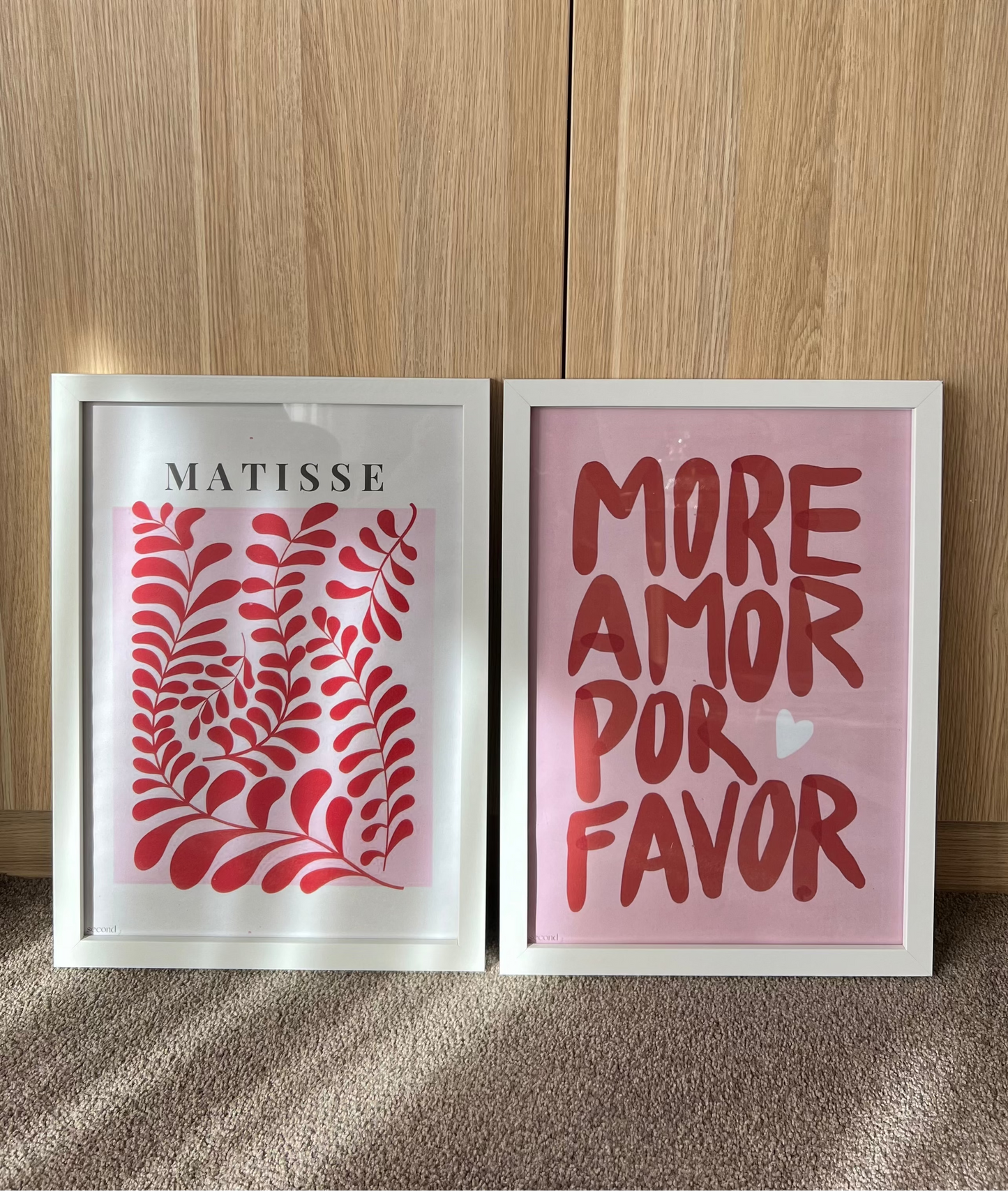 Matisse and More Amor Set of 2 Print
