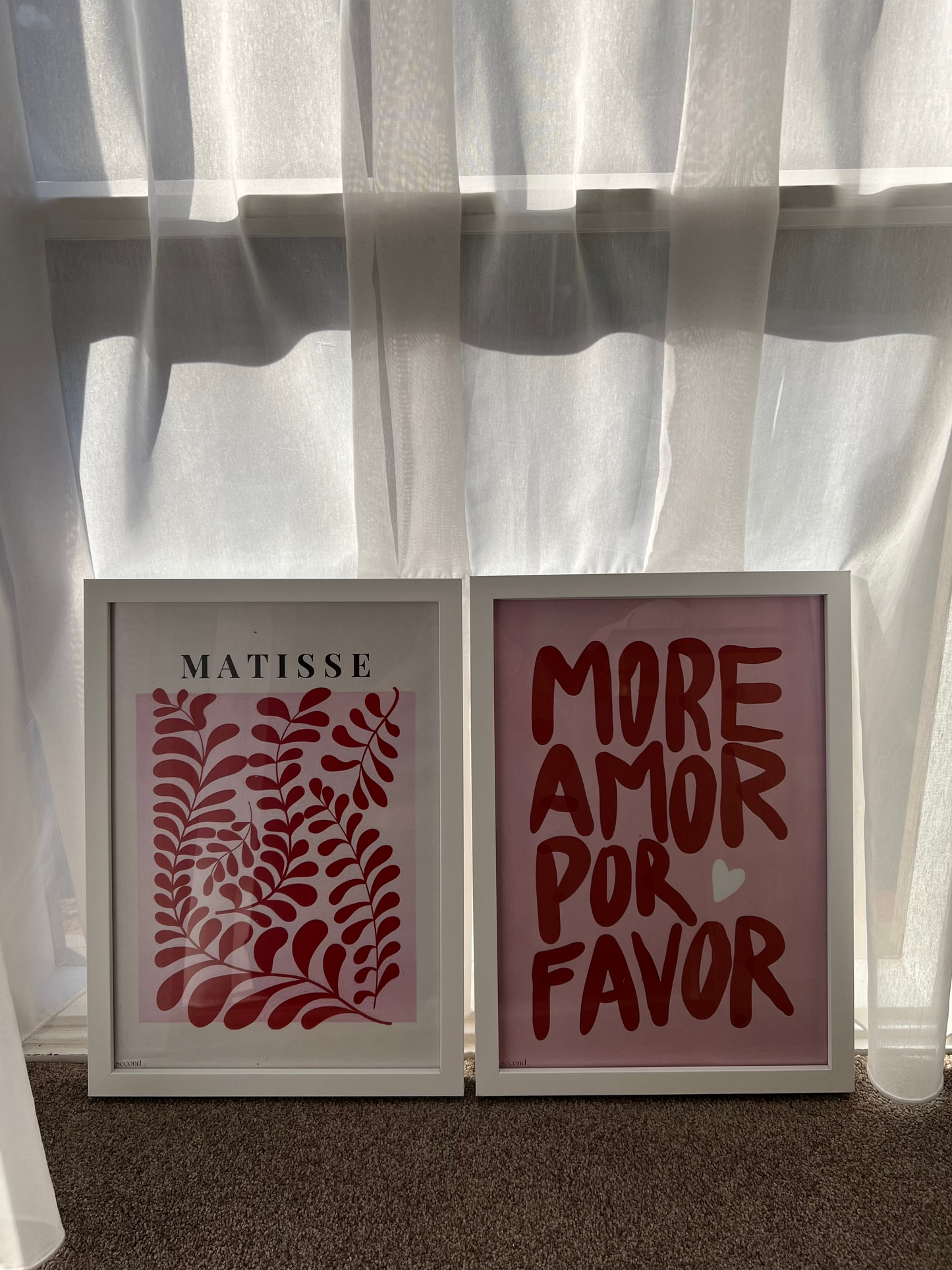 Matisse and More Amor Set of 2 Print