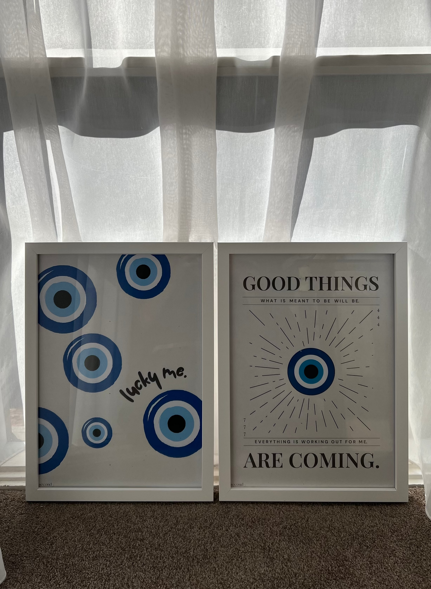 Evil Eye Set of 2 Print