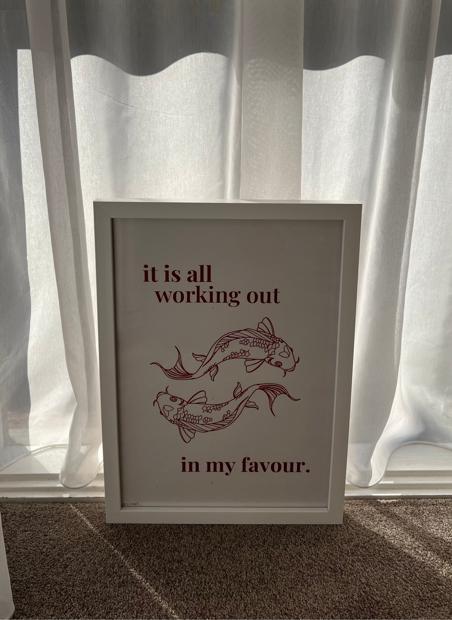 Koi Fish Luck Print