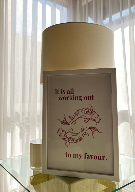 Koi Fish Luck Print