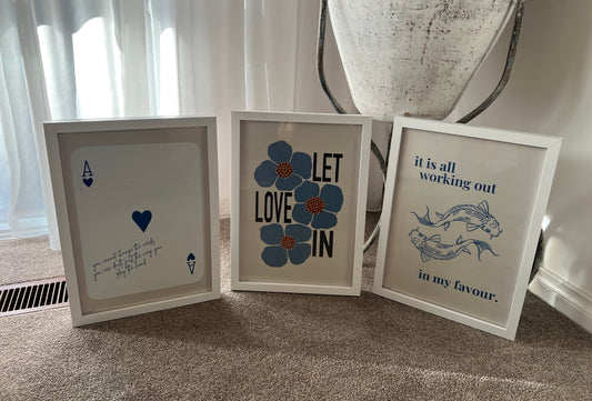 Let Love In Set of 3 Print