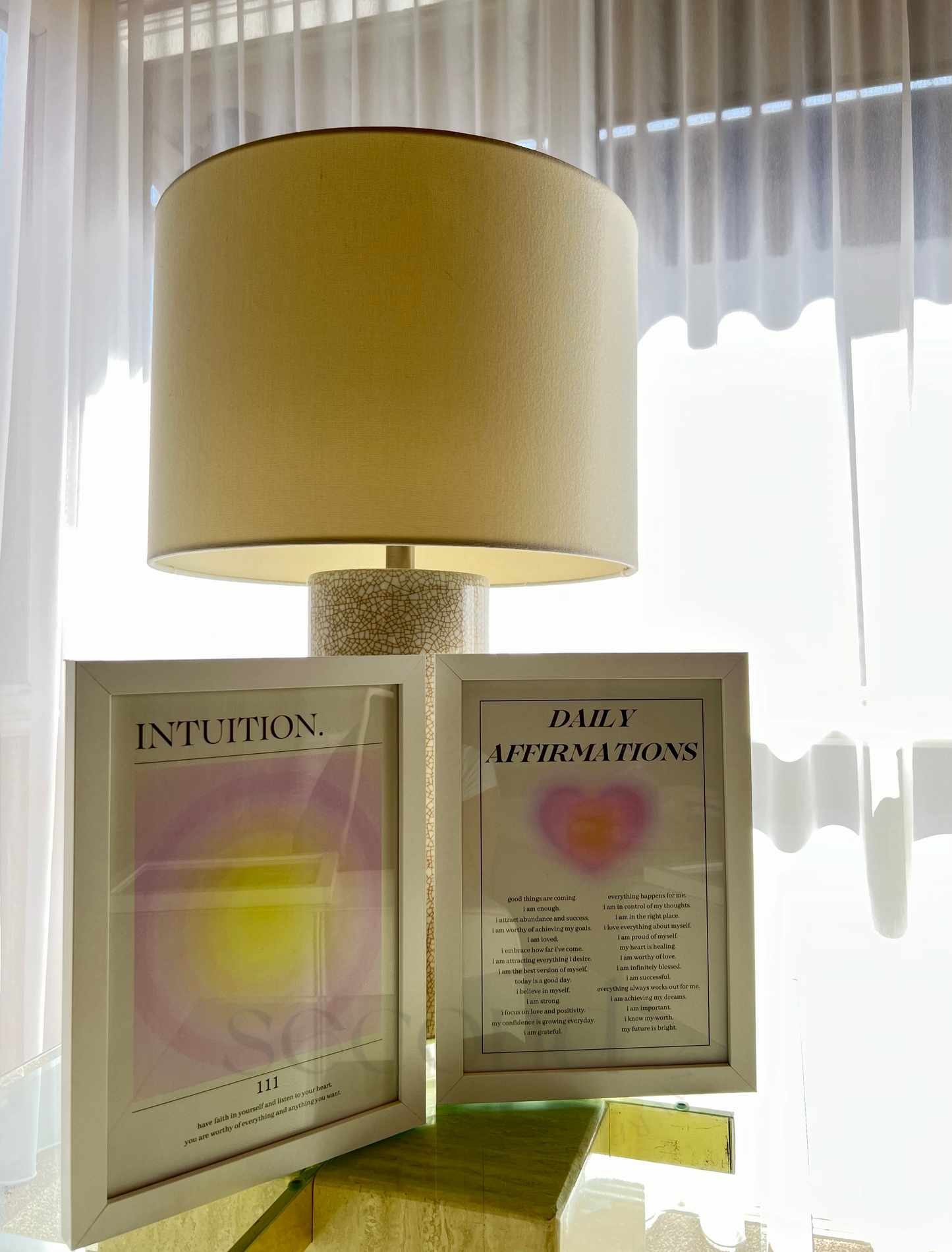 111 and Daily Affirmations Set of 2 Print