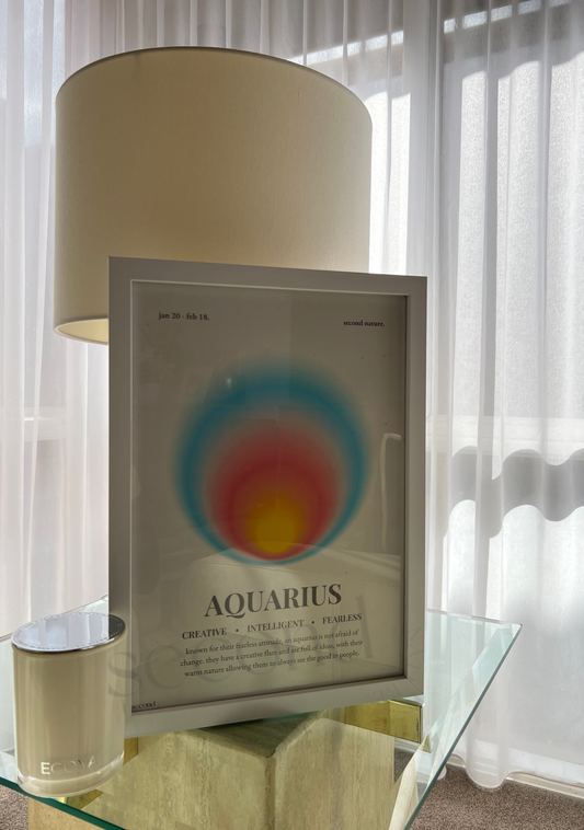 Aquarius Star Sign Print