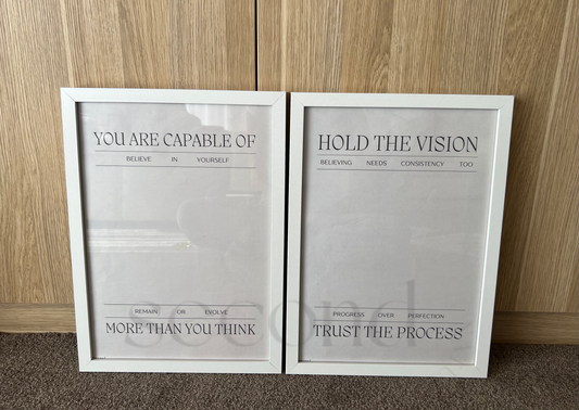 You are Capable / Trust the Process Set of 2 Print