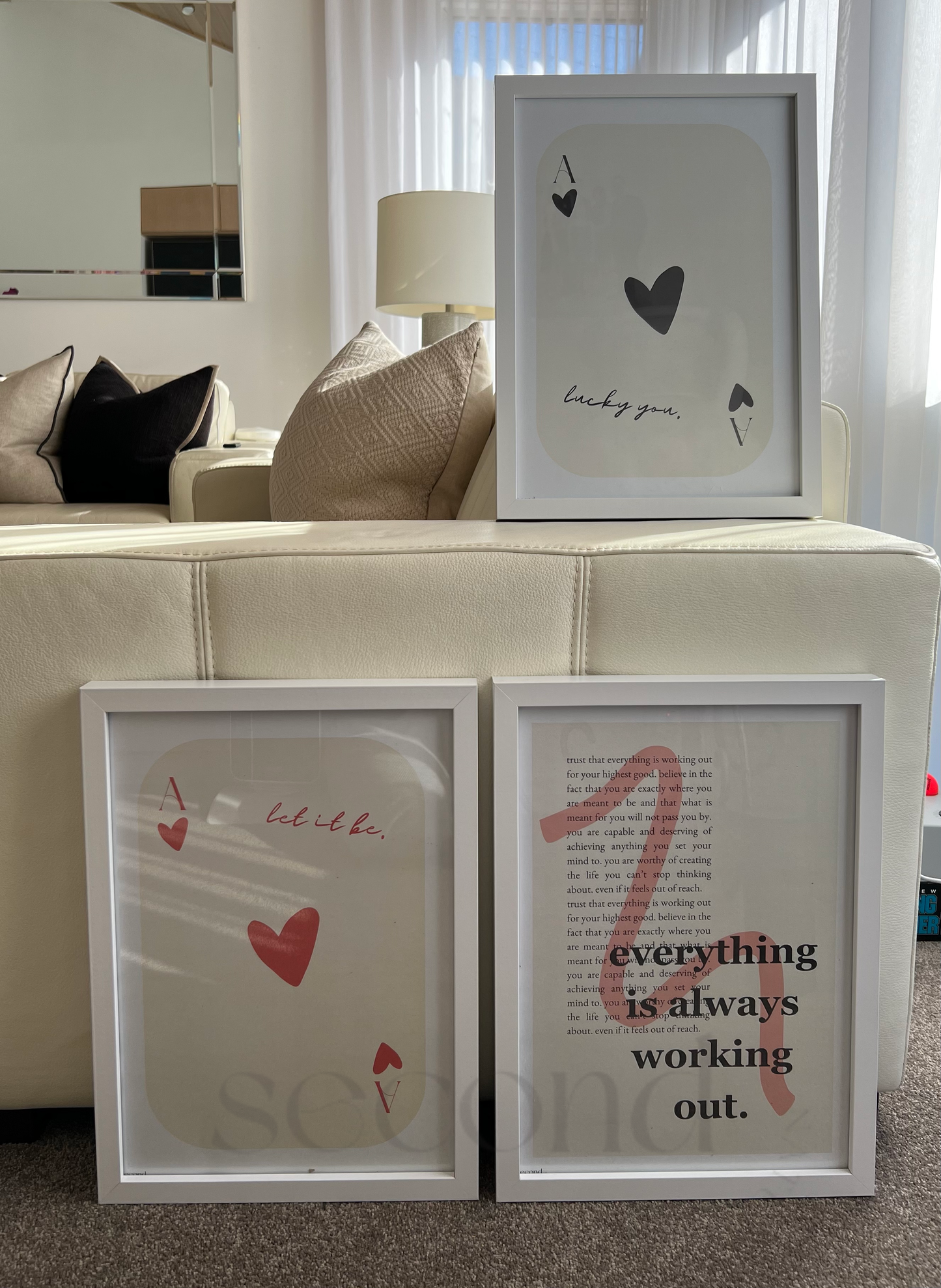 Deck of Cards Set of 3 Print
