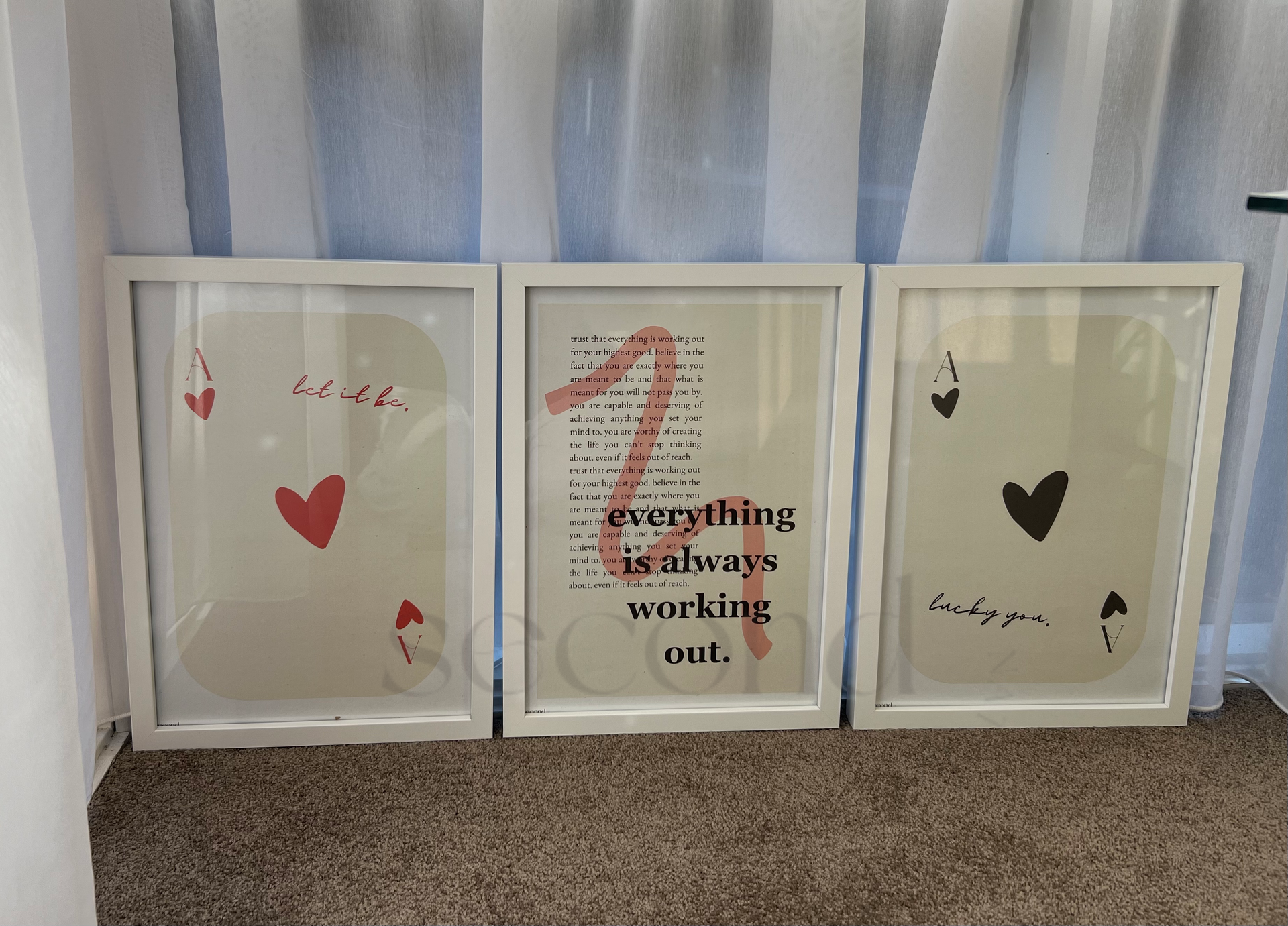 Deck of Cards Set of 3 Print