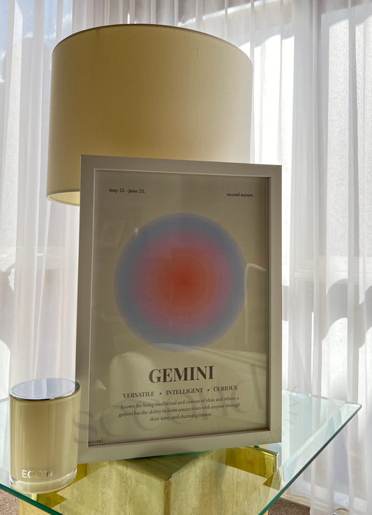 Gemini Star Sign Print