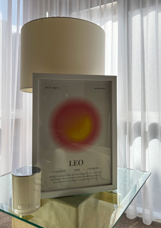 Leo Star Sign Print