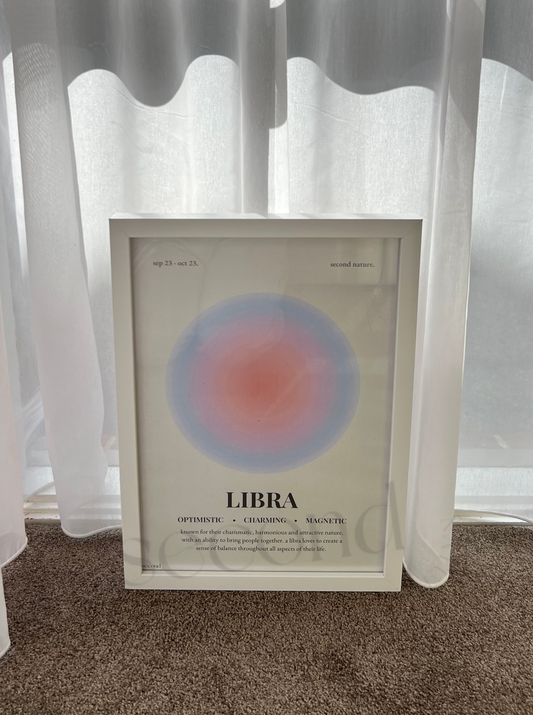 Libra Star Sign Print