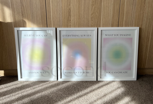 Pastel Set of 3 Print