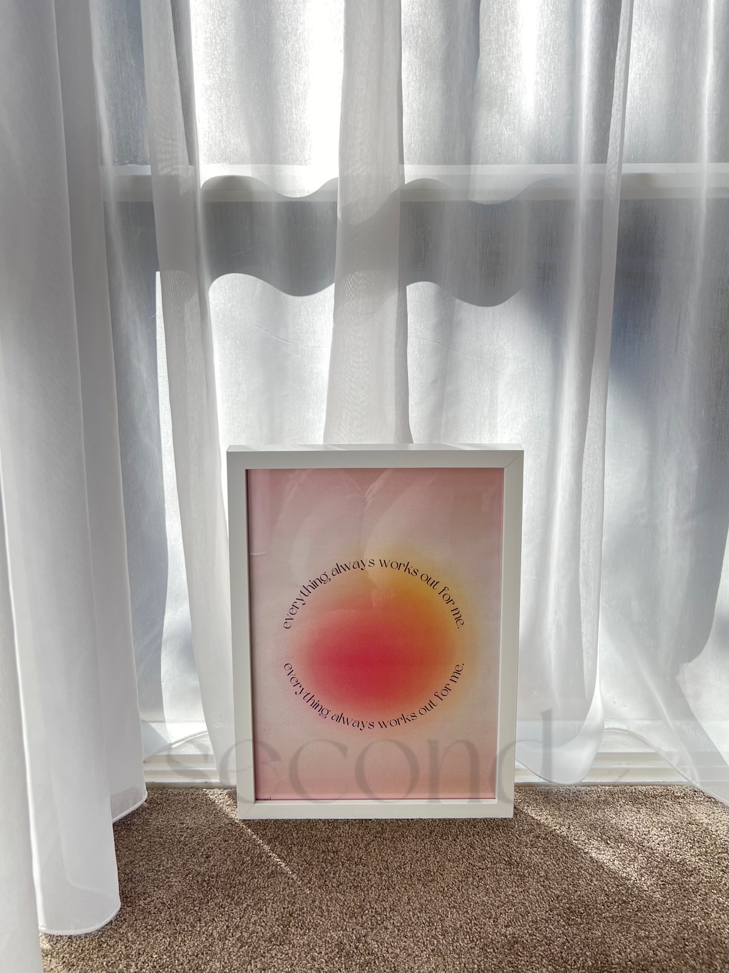 Everything Always Works out for Me Print